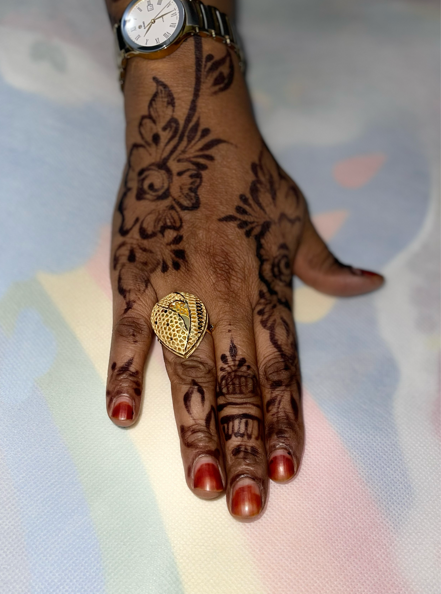 Gold Plated Ring - Amal