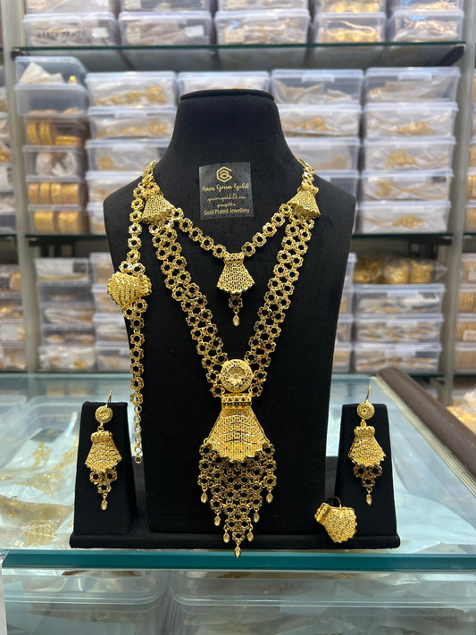 Gold Plated Jewellery Set - Mina